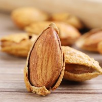 扁桃仁巴旦木手剥开口奶香干果250g 新货坚果薄壳零食巴旦木仁   3袋