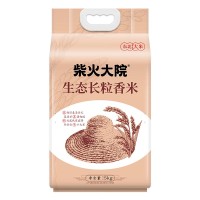 柴火大院 长粒香米10斤 一年一季东北农家香粳米5kg   1袋