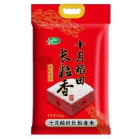 十月稻田 当季新米 长粒香大米 5斤 东北大米 香米 2.5公斤/五斤    1袋