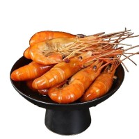 花雕熟醉虾整只罗氏鲜活冷冻即食河虾花雕甜虾开袋腌制熟醉