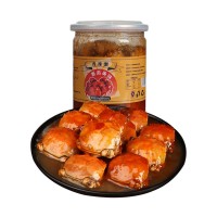 麻辣香辣口味香辣蟹罐装老头蟹零食蟹类餐饮摆摊