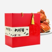 螃蟹鲜活大闸蟹公蟹3.5两母蟹2.5两苏州代理批发冷链代发礼盒