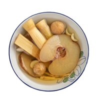 茅根竹蔗水甘甜可口雪梨夏季茶饮广式糖水汤包滋养清热冰糖泡水