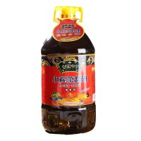 厂家直供四川小榨菜籽油皇家川榨5L小榨纯香家用装植物食用油批
