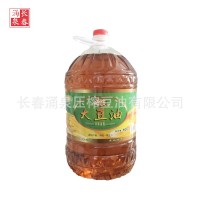 吉桂坊食用油东北大豆油桶装三级大豆油10升 2瓶