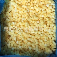 现货批发 5*5 冷冻凤梨 冷冻凤梨丁 10*10 速冻菠萝丁 50箱