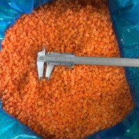 冷冻蔬菜馅料餐饮方便食品速冻厂家冷冻红萝卜丁冷冻萝卜粒  2吨